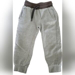 Mayoral toddler gray/taupe fleece sweatpant size 3T